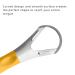 Stainless Steel Tongue Scraper | Bad Breath Fighter & Oral Care Essential | Travel-Friendly Green Tongue Cleaner for Adults - Buy Online on GoSupps.com