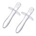 LATRAT Silicone Teether Teething Ring Teether Toy Brush Dental Care Tool Silicone Care Tool for Baby