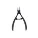 Nail Clipper Orange Soft Nail Cuticle Nipper Stainless Steel Tweezer Clipper Dead Skin Remover Scissor Plier Manicure Nail Art Tool (Color : Black)