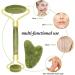 Jade Roller & Gua Sha Set - Premium Facial Massage Tools for Glowing Skin | International Shipping - Buy Online on GoSupps.com