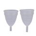 2PCs/Set Reusable anti-clever menstrual menstrual cup for women menstrual accessories reusable leakage security hygiene mug (#3)