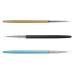 Minkissy 3st nail art pen nail art drawing pencil manicure diy brush nail polish nail design brush lines manicure pen nail polish set nail drill nylon wool writing brushes