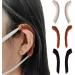 Buy Adjustable Face Mask Ear Savers - 4 Pairs Coffee | Anti-Pain Earloop Covers & Protectors for Enhanced Comfort - Buy Online on GoSupps.com