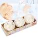 3Pcs Essential Oil Bath Salt Set Shower Bubble Bomb Ball Dried Flower Moisturizing Aromatherapy Bath Ball Set Gift for Kids Women Girl
