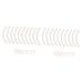 Balacoo 20 Pcs Eyelash Pattern Strip Eyelash Curler Eyelash Grafting Holder Lash Extension Clip False Lashes Extension Tool T Tool Lash Holder Tools Abs Fake Eyelashes White Grafting Clip Whitex2pcs