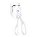 Heated Eyelash Curler  Rechargeable Electric Eyelash Curler  Handheld Eyelash Heated Curler with Quick Pre-Heat  Long-Lasting Heated Lash Curler for Natural Lashes (white1)