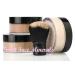 4pc FULL SIZE KIT (BEIGE) w/KABUKI Mineral Makeup Matte Loose Powder Bare Face Cosmetics Full Coverage Long Lasting All Skin Types SPF 18