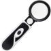 Magnifier with LED Lights - Magnifying Glass with 5X Magnification Diopter - Ideal for Reading Jewelry Watch Repair - Ergonomic Handle for Comfortable Grip - Lightweight Portable - Buy Online on GoSupps.com
