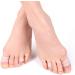 Orthopedic Toe Separators 2 Pairs - Gel Toe Spacers for Bunions, Hammer Toes, Calluses - Men & Women - Transparent - Buy Online on GoSupps.com