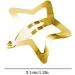10 Pcs Gold Star Hair Clips Metal Snap Hair Clips Hair Barrettes Hair Side Clamps Headdress Cute Hair Accessories for Women Girls Beauty Clips and Barrettes - Buy Online on GoSupps.com