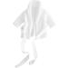 Soimiss Baby Bathrobe & Cotton Swimming Suits | Thick & Cozy for Newborns (0-1 Months) - Pink & White Options - Buy Online on GoSupps.com