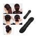 4-Piece Magical Hair Knot Aid Set - Black Foam Sponge Duttband Styling Tools for Women & Girls - DIY Hair Accessories - Buy Online on GoSupps.com