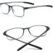 Buy Blue Light Blocking Reading Glasses - Radiation-Safe Gray Rectangular Glasses for Men & Women (1.0 Size) - Buy Online on GoSupps.com