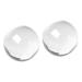 Tovinanna 2st crystal fitness ball Fitness balls for the hand reusable metal balls braided baskets for storage for storage hamster cages exercise handy ornaments white crystal older