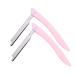Fomiyes 10st eyebrows scraper cutter brow razor razor for eyebrow eyebrows archer eyebrow-remover portable knife holder