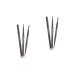 Healvian 2pcs 2 1 Eyebrow Pencils Waterproof Brow Pencil Eyebrow Pencil Black Eyebrow Brush Makeup Brush Tool