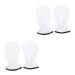 FOMIYES 2 Pairs Maintenance Essential Oil Gloves Hot Wax Mitts Hand Wax Gloves Paraffin Wax for Feet Warmer Hand Care Mittens Hand Mitts Paraffin Hand Mittens Flannel Cosmetic Spa White