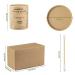 FOVURTE Bamboo Cotton Swabs 400 Count - Organic Natural Wooden Ear Buds - Eco-Friendly Cotton Swabs - Buy Online on GoSupps.com