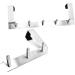 Over Door Towel Rack Stainless Steel s Hooks Metals Metal Over The Door Hooks Door Hanger Hook Door Hook Hanger Hook up Coat Hook Coat Hanger Towel Hanger Over Door Hat Rack (5 Hoo 5 Hooks 35.6X12.5X4CM - Buy Online on GoSupps.com