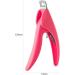 Clipper Trimmer Scissors Round Edge Finger Cutter Nail Manicure Tool Nail Clippers Professional Trimmer(Rose Red) - Buy Online on GoSupps.com