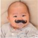 Binnan Baby Pacifier | Funny Mustache Pacifier for Babies & Toddlers | International Shipping Available - Buy Online on GoSupps.com