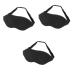 Gatuida 3pcs Lemon Cocktail Straws Travel Mask Contoured Cup Blindfold Kids Eye Mask Eye Patches Sleeping Eye Protector Eye Mask for Sleeping Sleep Eyeshade Eye Shade Goggles 3D to Sleep 1 Count (Pack of 1) Blackx3pcs