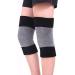 2 Pairs Unisex Cotton Knee Brace Pads - Warm Thermal Support Leggings for Sports & Fitness | Black & Gray - Buy Online on GoSupps.com