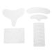Facial Wrinkle Sticker Silicone Reusable Antiwrinkle Eye Forehead Neck Chest Pads Sticker Flexible Reducing and Smoothing Wrinkles