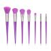 7 Fluorescent Diamond Powder Makeup Brushes Set | Eye Shadow Beauty Tools - White Dinosaur Doodle Design - Buy Online on GoSupps.com