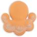 Kaloo Petit Calme Octopus Bite Ring - Natural Rubber Ergonomic & Soft 10 cm - Ideal for Babies from Birth - Orange (K970705) - Buy Online on GoSupps.com