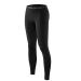 SMATSTYLE compression pants men sport leggings running trousers long tight breathable baselayer leggings training pants for fitness jogging basketball l pure black