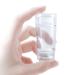 Nail Art Stamp Silicone Nail Art Container Empty Jar Silicone Nail Art Template With Cap Nail Art Stamping Stamping Scraper Nail Stamp Manicure Tools With Lids for Stamped Nail Art Double Silicone Head Transparent+S