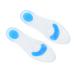 1 Pair Foot Care Insoles High Heel Insoles Silicone Arch Support Insoles Shoe Inserts Heel Pain Insoles Mini Fridge for Car Massage Insert Lace Eye Patch Inner Cushion Arch of Foot As Shown M
