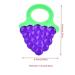 Silicone Fruit Teething Toy for Infants & Toddlers - BPA-Free, Freezer-Safe, Soothing Teether - Buy Online on GoSupps.com