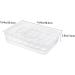 1 Pc Portable Egg Box Food Serving Tray Single Egg Holder Sealing Crisper Refrigerator re-usable - Buy Online on GoSupps.com