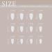 Sethexy Almond Shape False Nails 24st Swirl Acrylic Press-On Nails for Women & Girls in Black - Buy Online on GoSupps.com