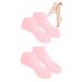 Silicone socks for feet |Moisturizing silicone socks women |Slip -resistant elastic foot care moisture socks |Winter moisturizing foot Spa gel socks for cracked feet 2 pairs B
