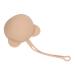 Bear Shaped Silicone Pacifier Storage Box for Newborns - Travel Holder & Accessories in Coffee Color - Buy Online on GoSupps.com