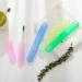Eco-Friendly Portable Toothbrush Case Set - 5PCS Transparent Candy-Colored Travel Covers for Camping School & Business Trips - Buy Online on GoSupps.com