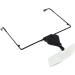 Headband Magnifier Head Mount Magnifying Glass w/LED Light for Jewelers Loupe Eyelash Extensions Watch Repair Close Magnifying Glasses with Light for Close Work Magnifying Glasses for Reading Small - Buy Online on GoSupps.com