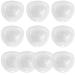Pacifier box 10 pieces of pacifier storage box for baby portable dustproof pacifier storage box transparent pacifier bag bpa-free nipple shield case for trips and at home