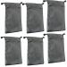 Vientiane Drawstring Storage Pocket 6 pieces microfiber waterproof drywall bag stusack cords storage bag for mobile phones camera mobile power supply