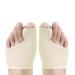 Hallux Valgus Toe Separator Orthofeet Bunion Correction Toe Separator Hallux Valgus Bandage for Men and Women (Size 41-45 M Beige)