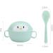 Tomaibaby 2 Sets Stainless Steel Baby Feeding Bowls with Spoons - Penguin Design for Infant Toddler Kids - Buy Online on GoSupps.com
