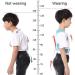 Shoulder & Lumbar Support Belt Breathable Posture Corrector for Kids Comfortable Back Adjustable Correction Belt for Better Posture Pink Medium(Blue) - Buy Online on GoSupps.com