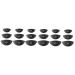 Beavorty 18 Pcs Eyeshadow Eye Shadow Seal Make up Kit Eye Shadow Tool Applicator Die Crease
