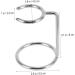 Minkissy Shaving Brush & Razor Holder Stand | Premium Beard Rack & Accessories for Men | Silver Medium Shaving Organizer - Buy Online on GoSupps.com