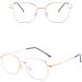 Buy LIPIODOL Blue Light Filter Glasses Retro Round Metal Frame Unisex Prescription-Free Protect Your Eyes from Digital Strain - Buy Online on GoSupps.com