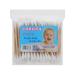 Cotton Wool Buds Bamboo (100 Pcs) Eco-Friendly and Biodegradable Plastic Free Compostable Natural Cotton Buds for Ears Ideal for Makeup Application Ear Cleaning Crafts & Baby Hygiene