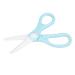Fdit Portable Ceramic Baby Food Scissors Shears with Cover (Blue)